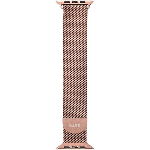 Bracelete Laut para Apple Watch 38-40-41 Milanesa - Rosa Dourado - Image 3