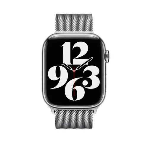 Bracelete Loop Milanesa Apple Watch 45mm - Prateado - Image 3