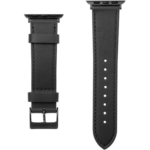 Bracelete Pele Fixed para Apple Watch 42mm | 44mm | 45mm - Preto - Image 2