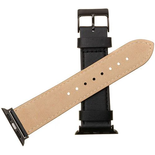 Bracelete Pele Fixed para Apple Watch 42mm | 44mm | 45mm - Preto - Image 3