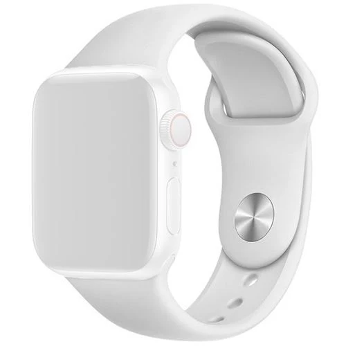 Bracelete Silicone 4-OK para Apple Watch 38mm | 40mm | 41mm - Branco