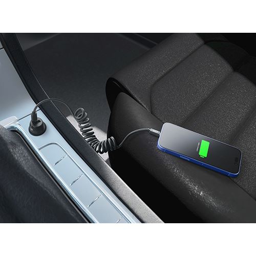 Cabo Espiral Cellularline Drive USB-C 1.2m - Preto - Image 2