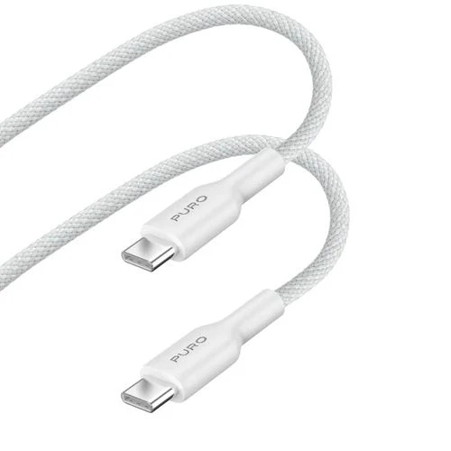 Cabo Kevlar USB-C Puro Fabrik 2m - Branco - Image 2