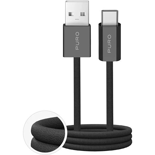 Cabo Puro Fabrik 4 USB para USB-C 1.5m - Preto