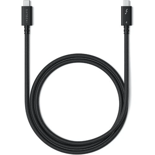 Cabo Satechi ST-YTB100K USB-C para USB-C com Thunderbolt 4 Pro 240W 1m