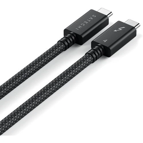 Cabo Satechi ST-YTB100K USB-C para USB-C com Thunderbolt 4 Pro 240W 1m - Image 3