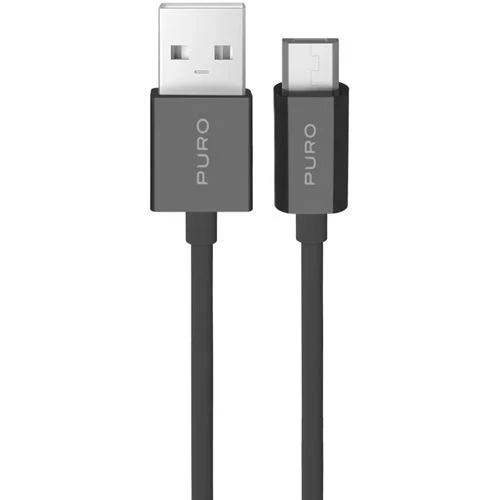 Cabo TPE Puro USB / Micro USB 2m - 12W - Preto