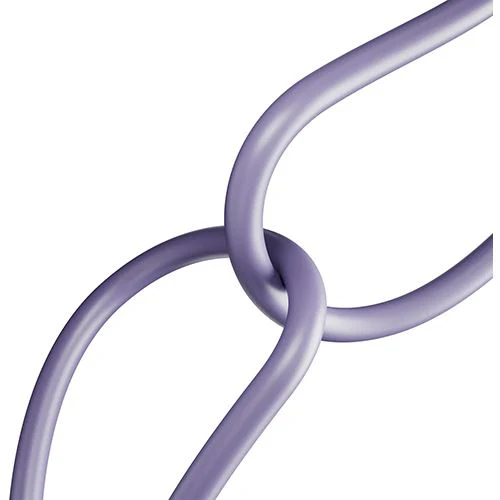 Cabo TPE USB-C Puro Icon 1.5m - Lavender Blue - Image 6