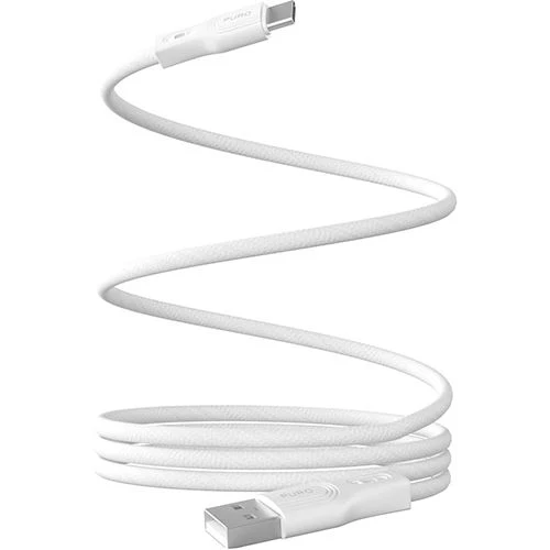 Cabo TPE USB/ USB-C Puro  Magnético 1m - Branco