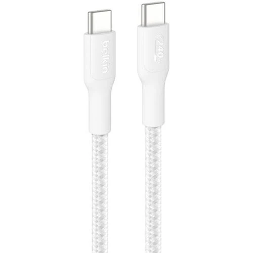 Cabo USB-C Belkin BoostCharge 240W - 3m - Branco
