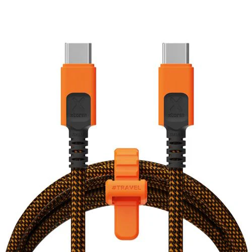 Cabo Xtorm CX2004 Xreme USB-C para USB-C PD 100W 1,5m - Laranja