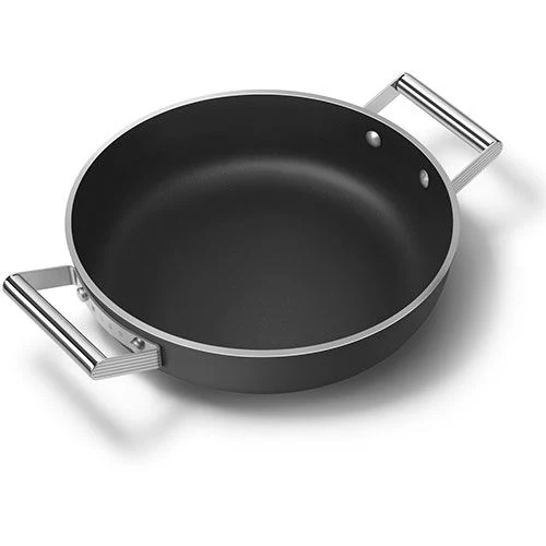 Caçarola Baixa Antiaderente Smeg Anni 50 DPF2812BLM | 28cm - Preto - Image 8