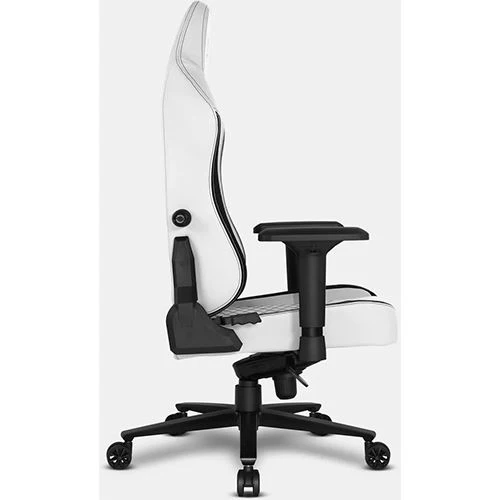Cadeira Gaming Alpha Gamer Alegra Pele Sintética PU - Branco - Image 3
