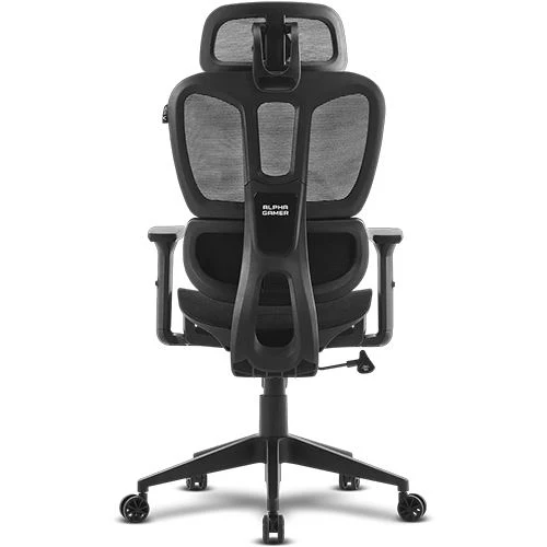 Cadeira Gaming Alpha Gamer Luna V2 - Malha - Preto - Image 4