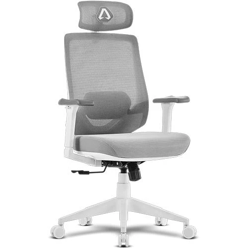 Cadeira Gaming Alpha Gamer Stella - Branco e Cinzento - Image 2