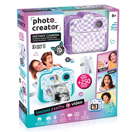 Câmera Instantanêa Photo Creator Multifunção e Impressão - 3 em 1 - Canal Toys - Envio Aleatório - Image 3