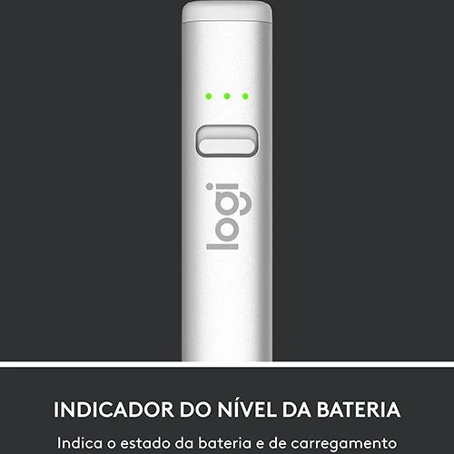 Lápis Digital Logitech Crayon para iPad - Prateado - Image 3