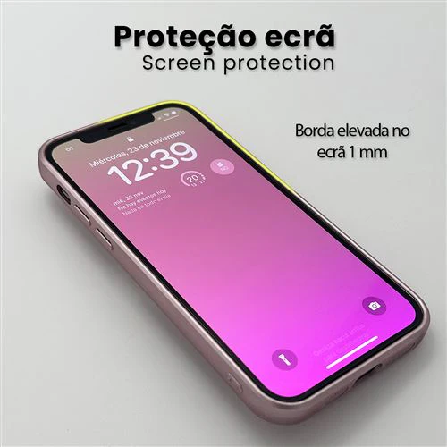 Capa 4-OK Metalizada com MagSafe para Apple iPhone 14 - Rose Gold - Image 3