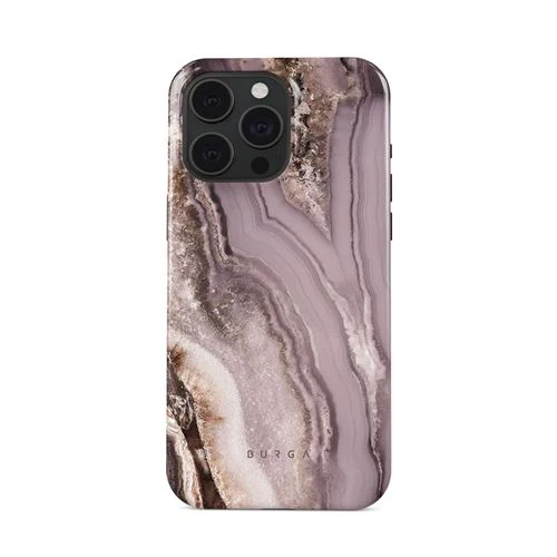 Capa Burga em Silicone para iPhone 15 Pro Max - Golden Taupe