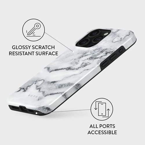 Capa Burga em Silicone para iPhone 15 Pro Max - White Winter - Image 3