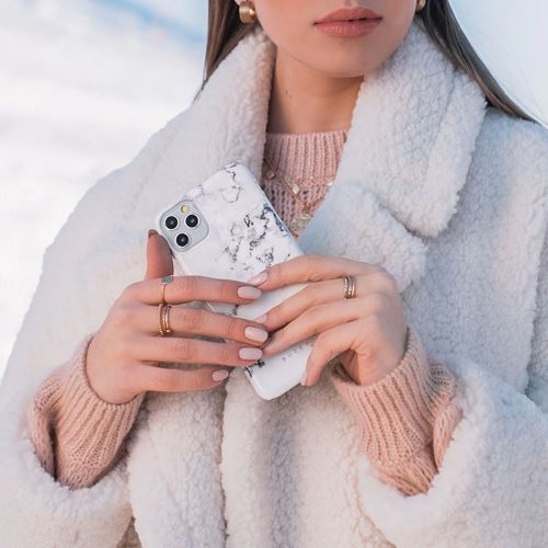 Capa Burga em Silicone para iPhone 15 Pro Max - White Winter - Image 5