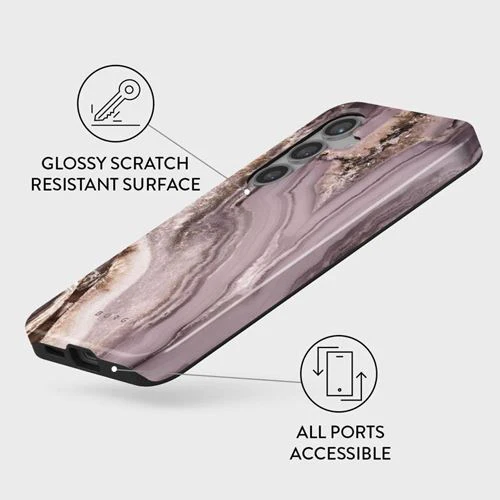Capa Burga em Silicone para Samsung Galaxy S24 Plus- Golden Taupe - Image 3