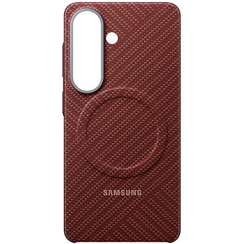 Capa Carbono Magnética Samsung para Galaxy S26 - Vermelho Coral
