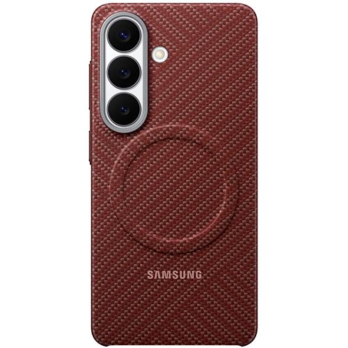Capa Carbono Magnética Samsung para Galaxy S26 - Vermelho Coral - Image 3