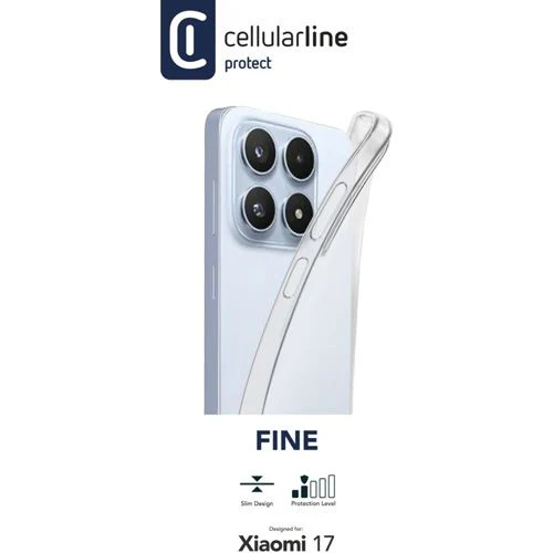 Capa Cellularline Fine para Xiaomi 17- Transparente - Image 3