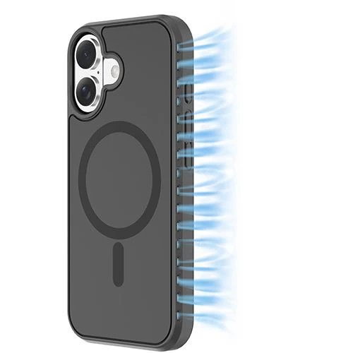 Capa Cellularline Icy Mag para iPhone 17 - Preto