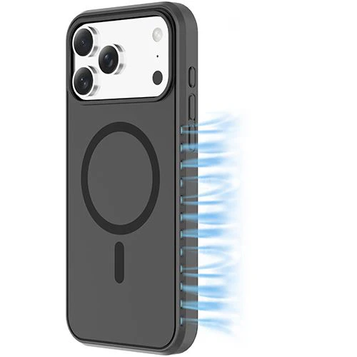 Capa Cellularline Icy Mag para iPhone 17 Pro Max - Preto