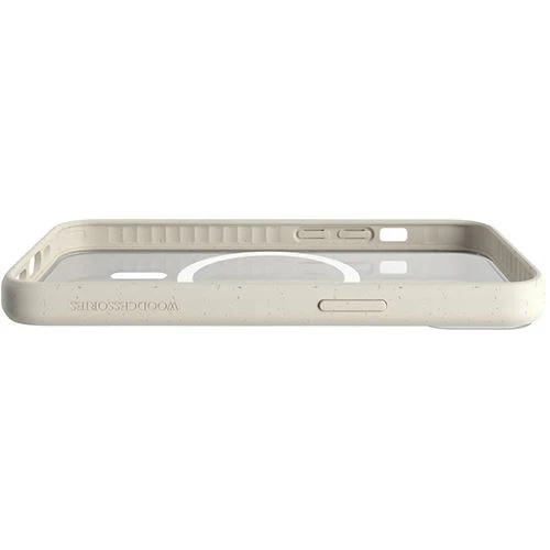 Capa Clear Case Woodcessories com MagSafe para Apple iPhone 14 - Branco Transparente - Image 12