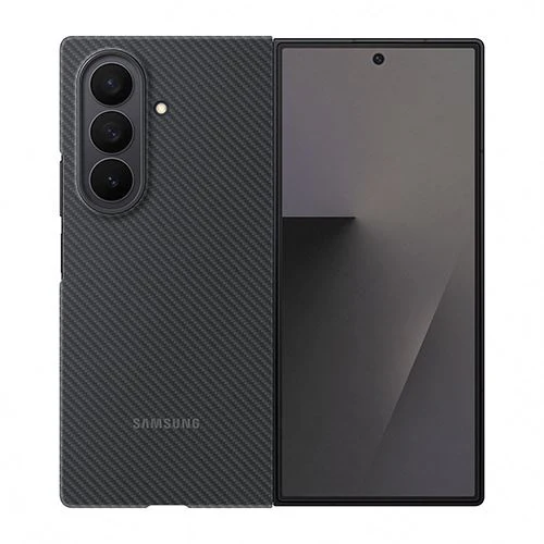 Capa de Carbono + Película de Ecrã Anti-Reflexo Samsung para Z Fold7 - Preto