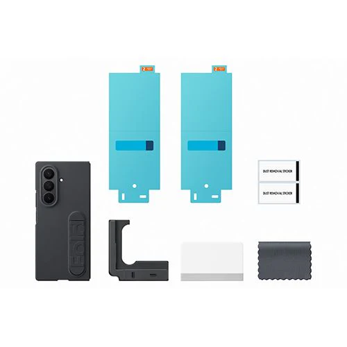 Capa de Silicone + Película de Ecrã Anti-Reflexo Samsung para Z Fold7 - Preto - Image 4