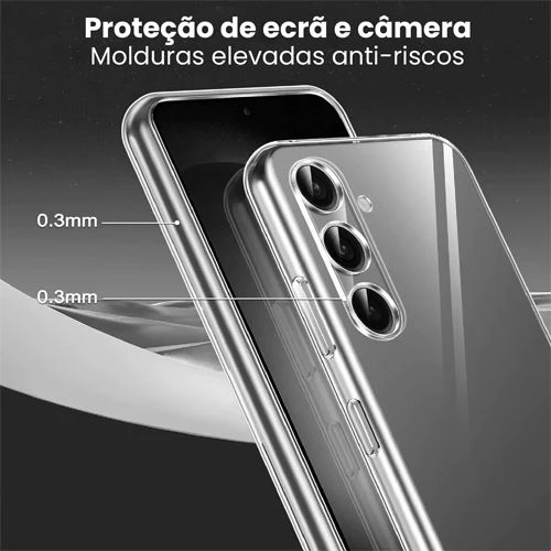 Capa em Silicone Icoveri Ultra Slim 0.2 para Samsung Galaxy S24 - Transparente - Image 2