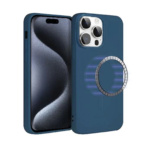 Capa Icoveri com MagSafe para Apple iPhone 15 Pro - Azul