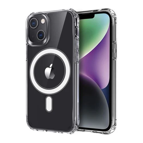 Capa Icoveri com MagSafe para iPhone 14 Plus - Transparente