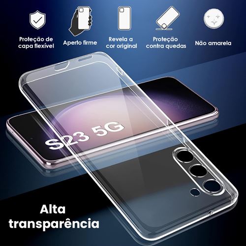 Capa Icoveri Slim 0.2 para Samsung A54- Transparente - Image 3