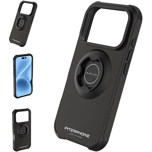 Capa Interphone Quiklox para iPhone 17 Pro Max - Preta - Image 3