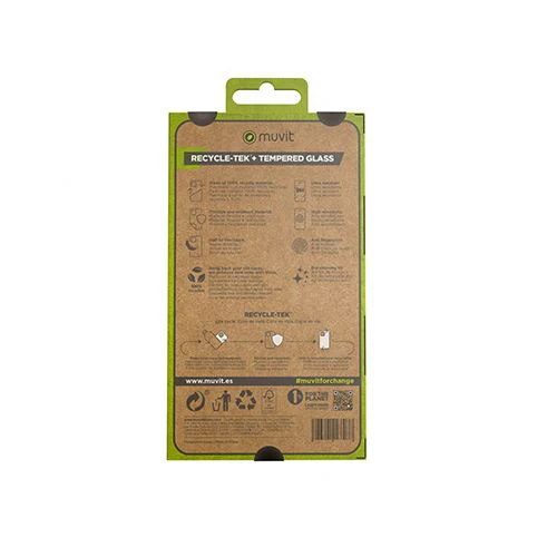 Capa Muvit Recycletek + Pelicula de Vidro Temperado para Samsung Galaxy A34 - Transparente - Image 3