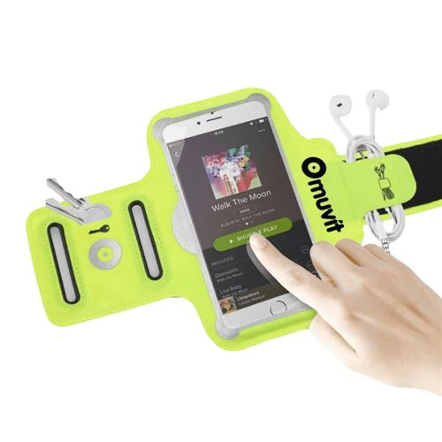 Capa Muvit Universal Armband Verde Lima