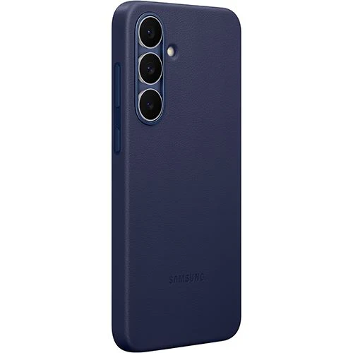 Capa Pele Vegana Samsung para Galaxy S25 FE - Azul Escuro - Image 4