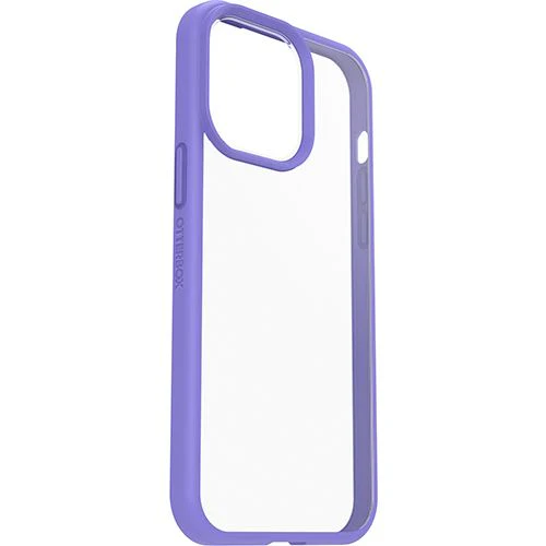 Capa React Series Otterbox Antibacteriana para Apple iPhone 14 Pro Max - Transparente e Lilás - Image 3