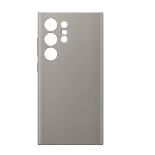 Capa Samsung em Pele Vegan para Galaxy S24 Ultra - Castanho Acinzentado