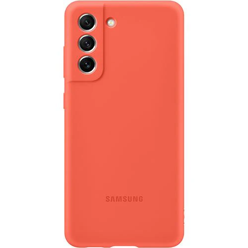 Capa Silicone Samsung para Samsung Galaxy S21 FE 5G - Coral