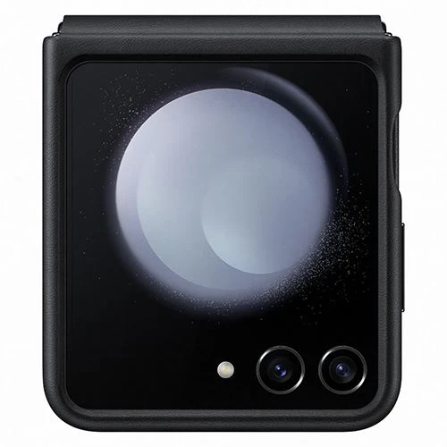 Capa Samsung em Pele Eco Flap para Samsung Z Flip 5 - Preto