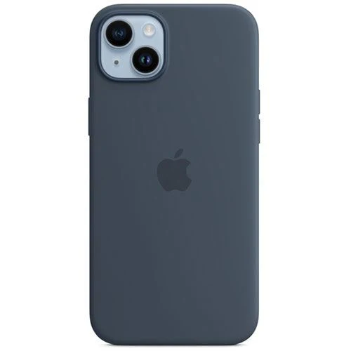 Capa Silicone Apple com MagSafe para Apple iPhone 14 Plus - Azul Trovoada