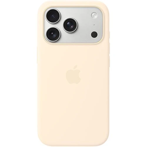 Capa Silicone Apple com MagSafe para iPhone 17 Pro- Baunilha
