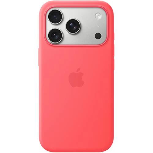 Capa Silicone Apple com MagSafe para iPhone 17 Pro- Goiaba-vivo