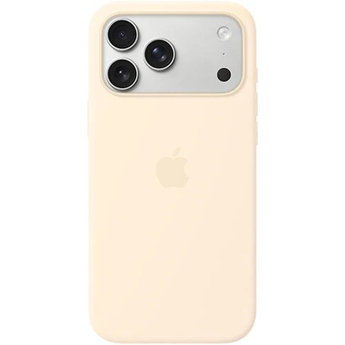 Capa Silicone Apple com MagSafe para iPhone 17 Pro Max- Baunilha